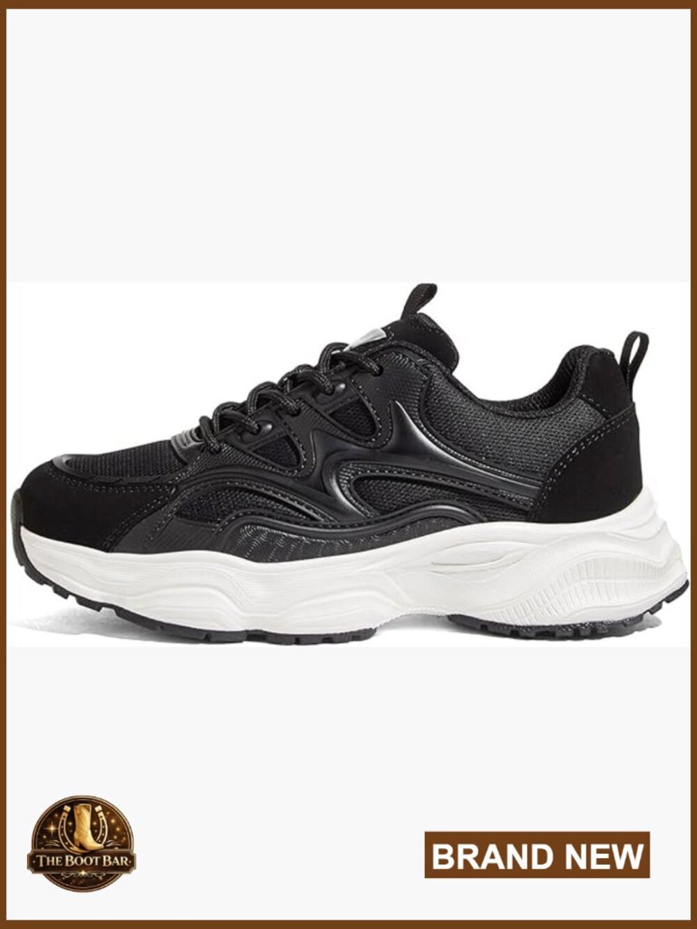 Women's Chunky Platform Sneakers Comfortable Breathable Mesh Walking Shoes